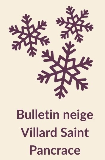 Neige et pistes Villard-Saint-Pancrace